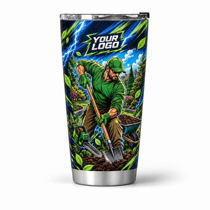 LCN002 personalized tumbler 20oz front product mockup