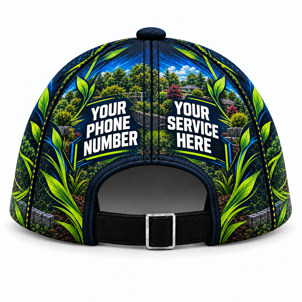 LCN003 personalized cap back product mockup