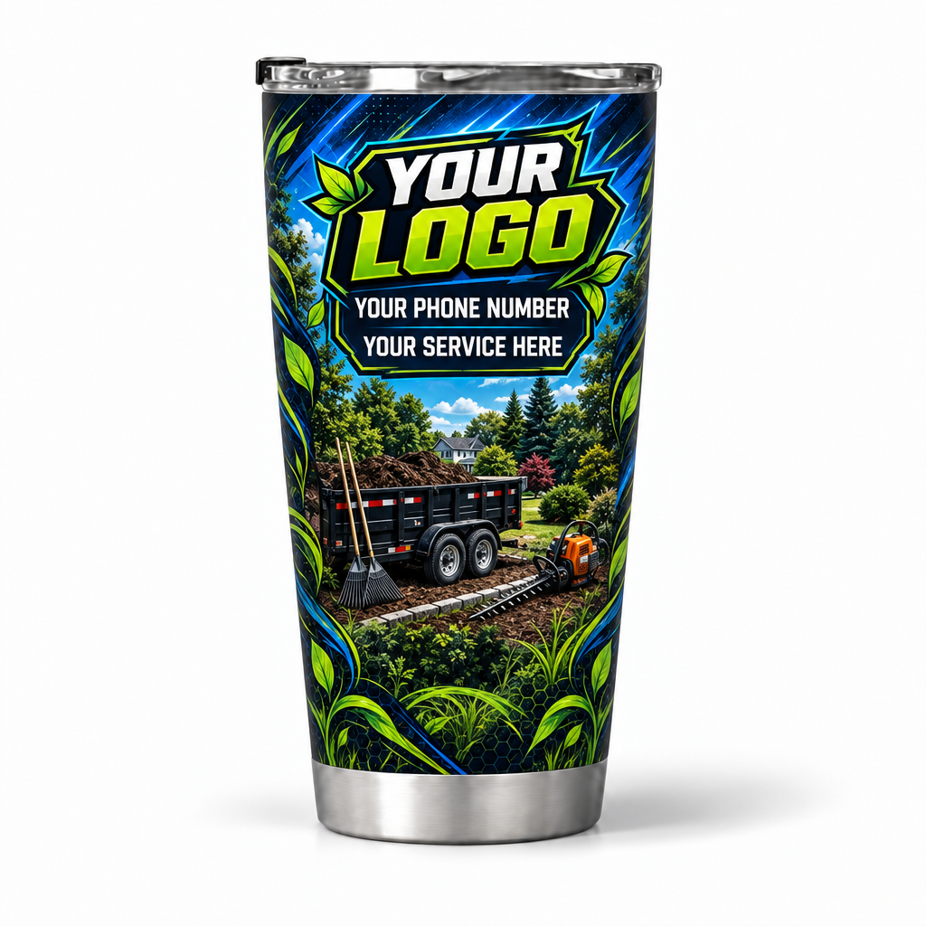 LCN003 personalized tumbler 20oz back product mockup