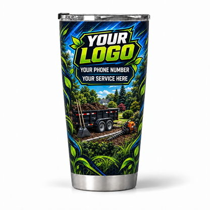 LCN003 personalized tumbler 20oz back product mockup