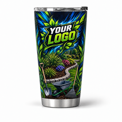 LCN003 personalized tumbler 20oz front product mockup