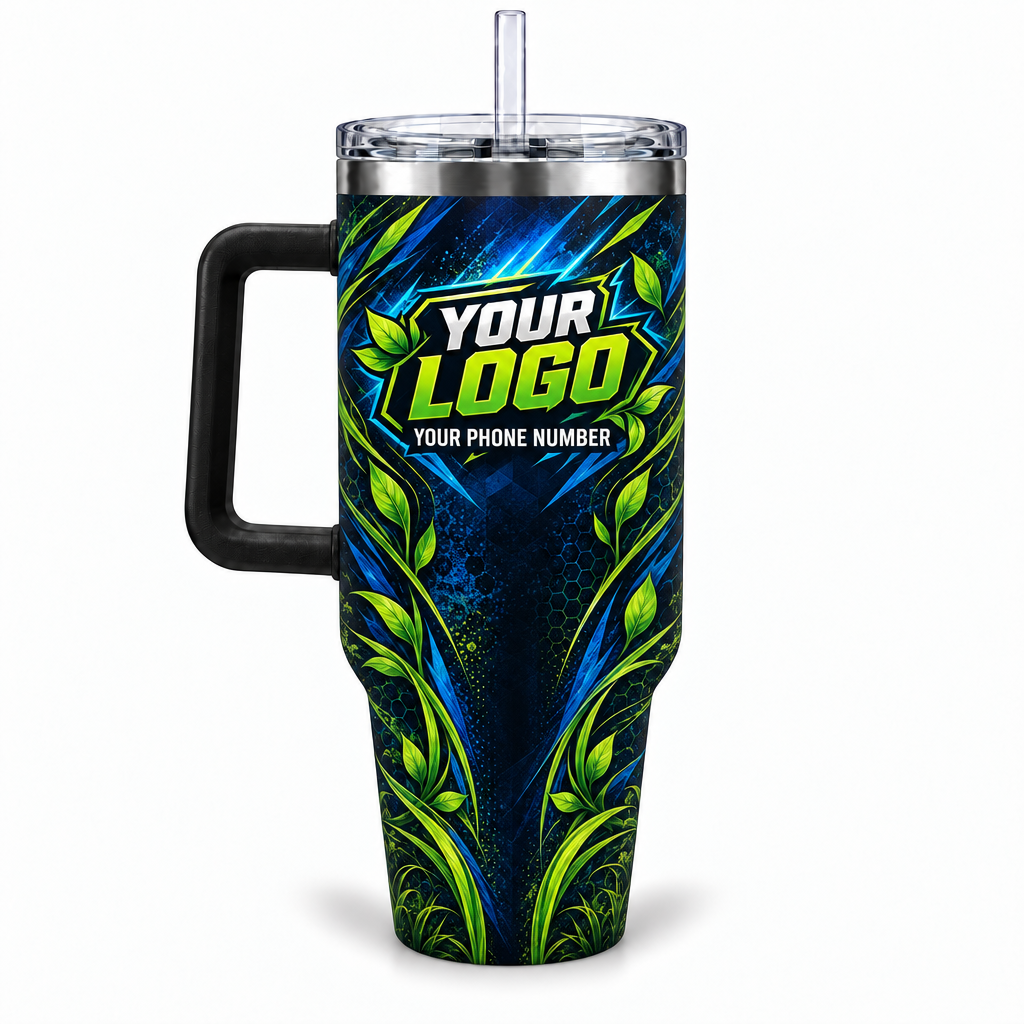 LCN003 personalized tumbler 40oz back product mockup