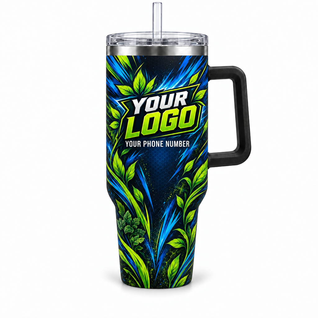 LCN003 personalized tumbler 40oz front product mockup