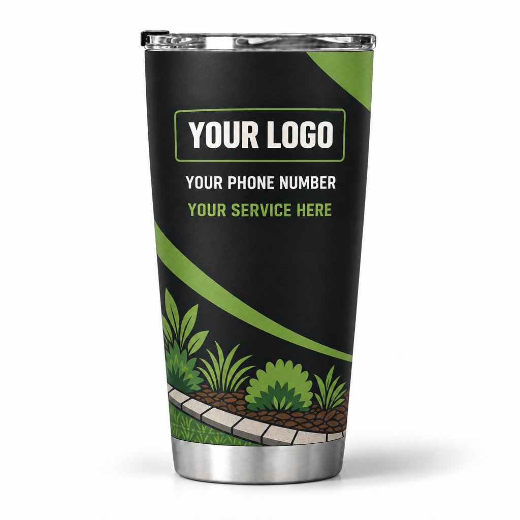 LCN006 personalized tumbler 20oz back product mockup