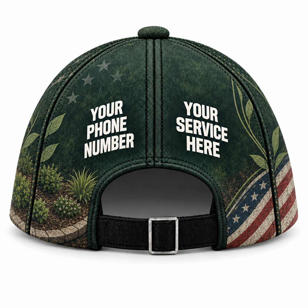 LCN007 personalized cap back product mockup