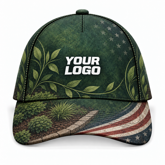 LCN007 personalized cap front product mockup