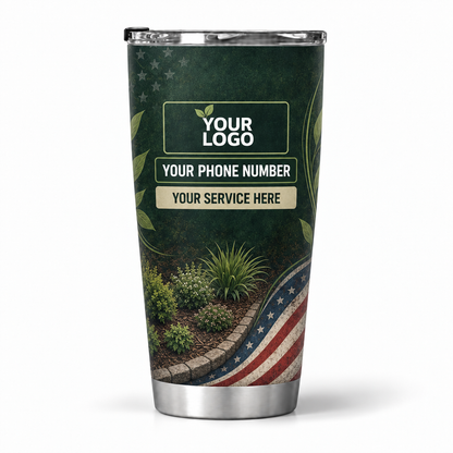 LCN007 personalized tumbler 20oz back product mockup