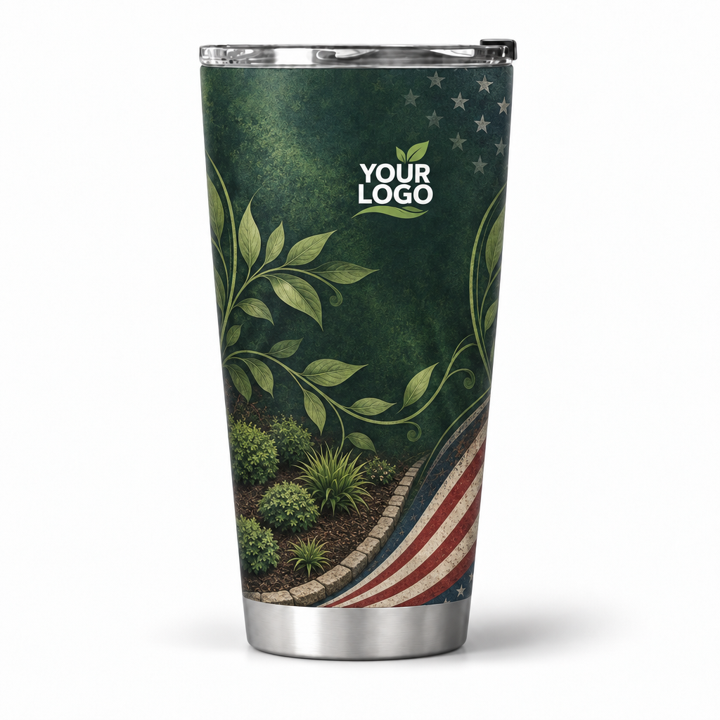 LCN007 personalized tumbler 20oz front product mockup