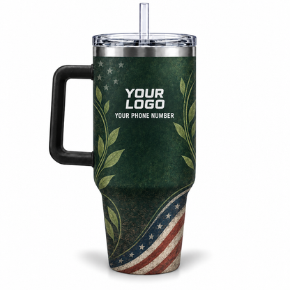LCN007 personalized tumbler 40oz back product mockup