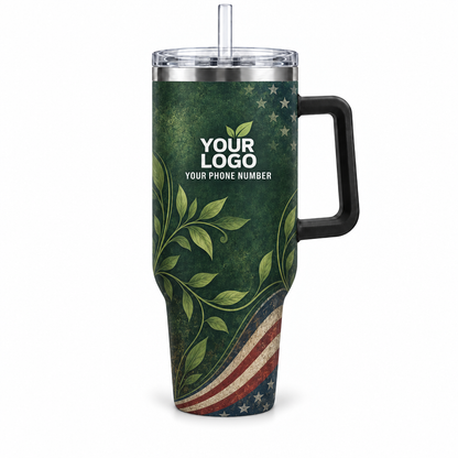 LCN007 personalized tumbler 40oz front product mockup