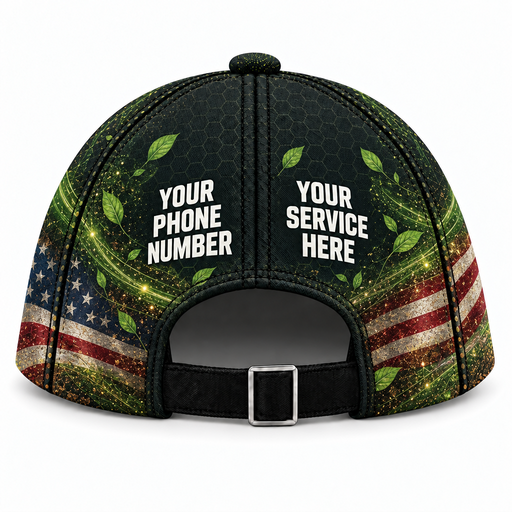 LCN009 personalized cap back product mockup