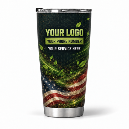LCN009 personalized tumbler 20oz back product mockup