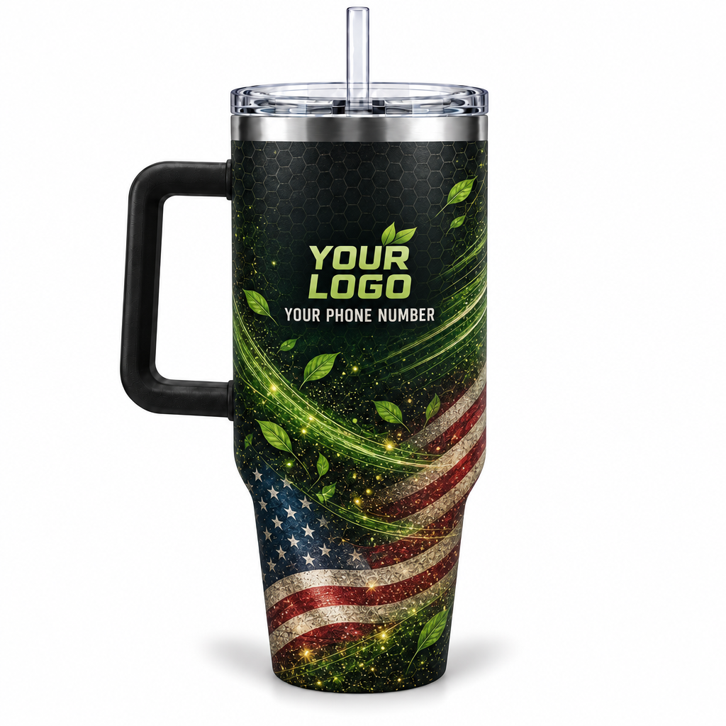 LCN009 personalized tumbler 40oz back product mockup