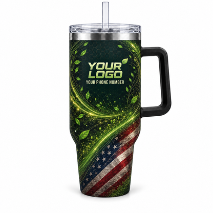 LCN009 personalized tumbler 40oz front product mockup