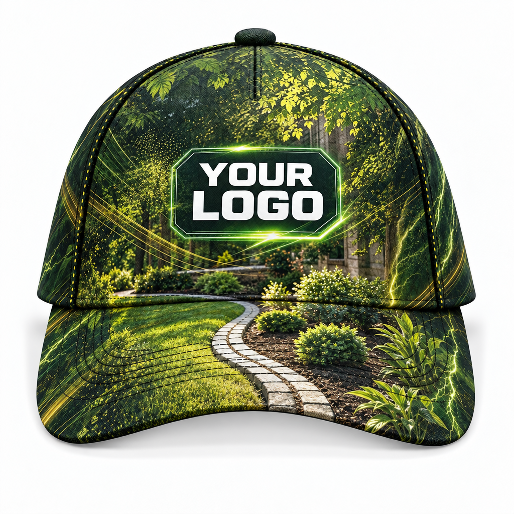 LCN010 personalized cap front product mockup