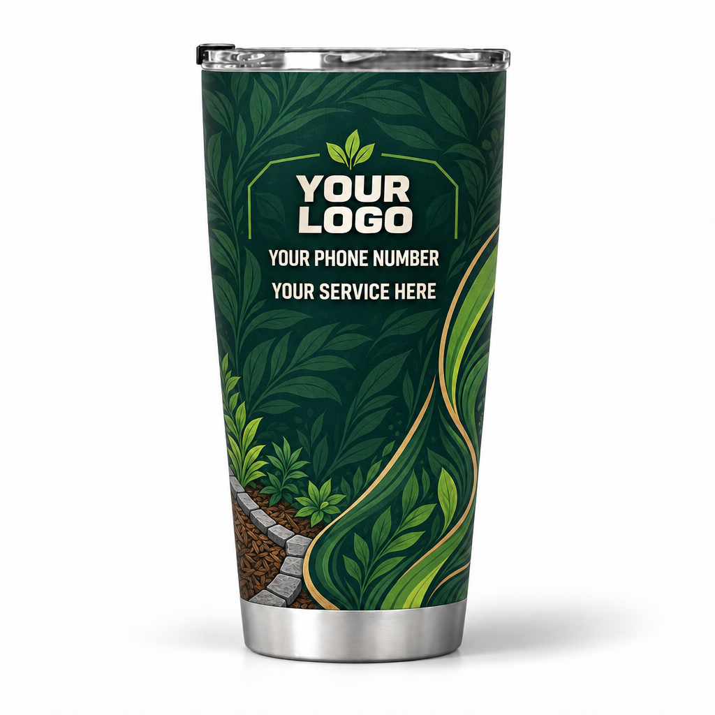 LCN011 personalized tumbler 20oz back product mockup