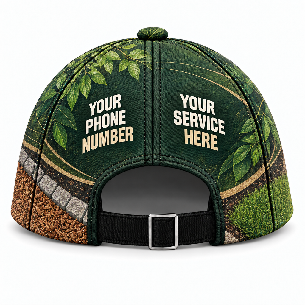 LCN015 personalized cap back product mockup
