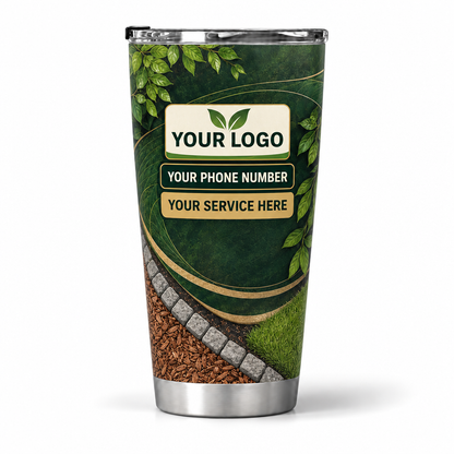 LCN015 personalized tumbler 20oz back product mockup
