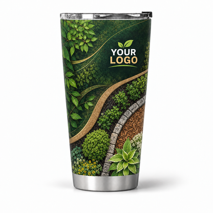 LCN015 personalized tumbler 20oz front product mockup