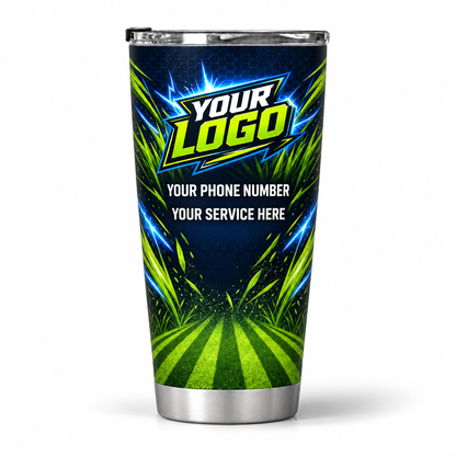 LCN016 personalized tumbler 20oz back product mockup