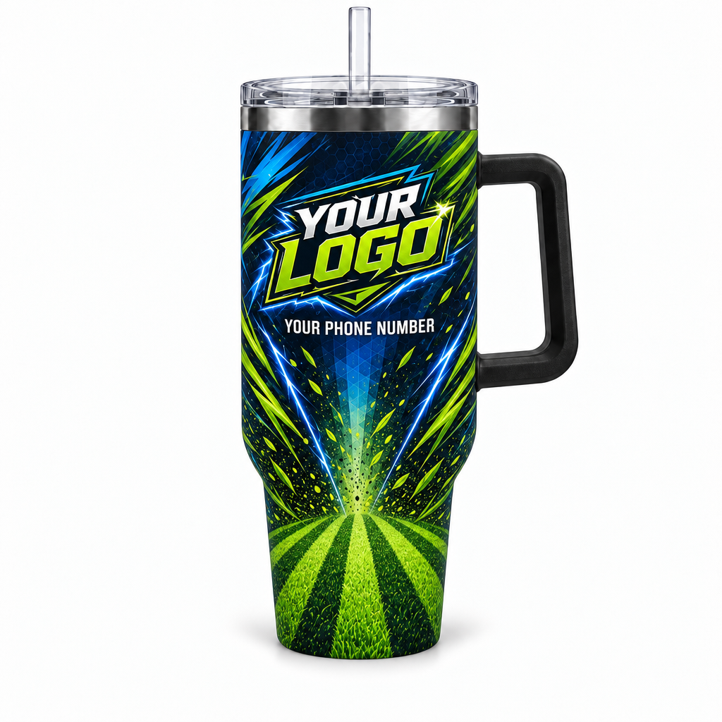 LCN016 personalized tumbler 40oz front product mockup