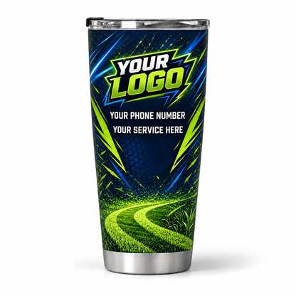 LCN017 personalized tumbler 20oz back product mockup