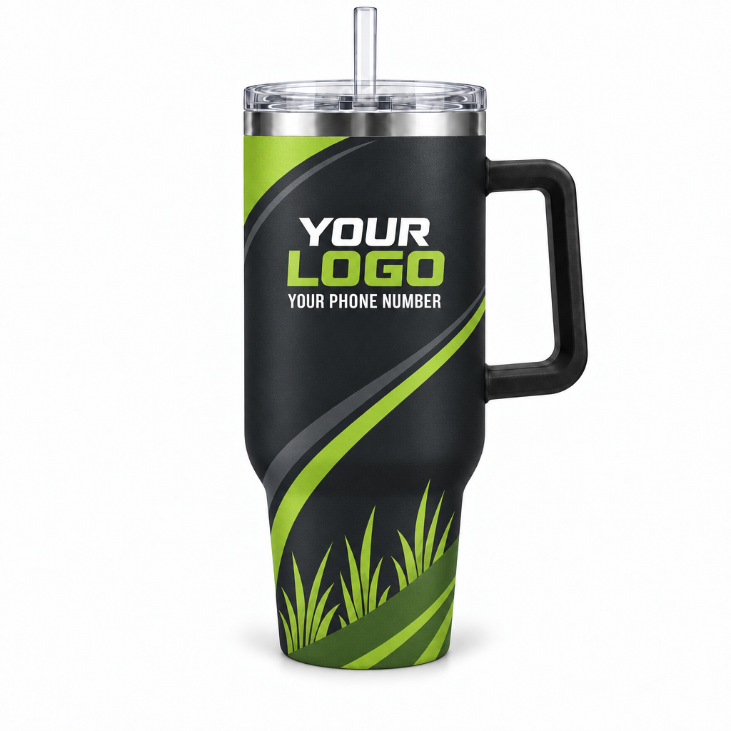LCN018 personalized tumbler 40oz front product mockup