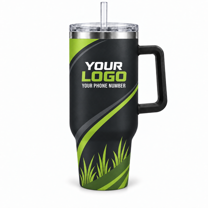 LCN018 personalized tumbler 40oz front product mockup
