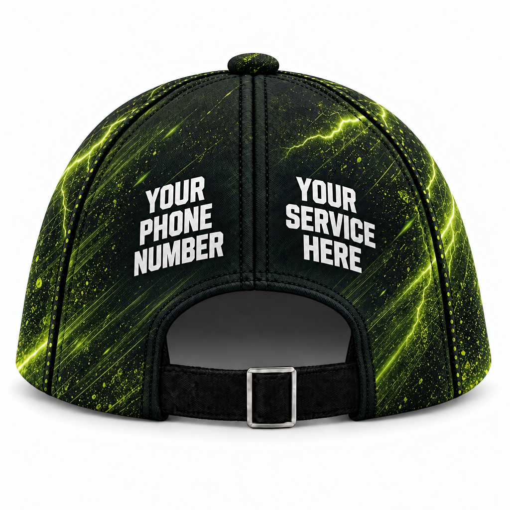 LCN021 personalized cap back product mockup