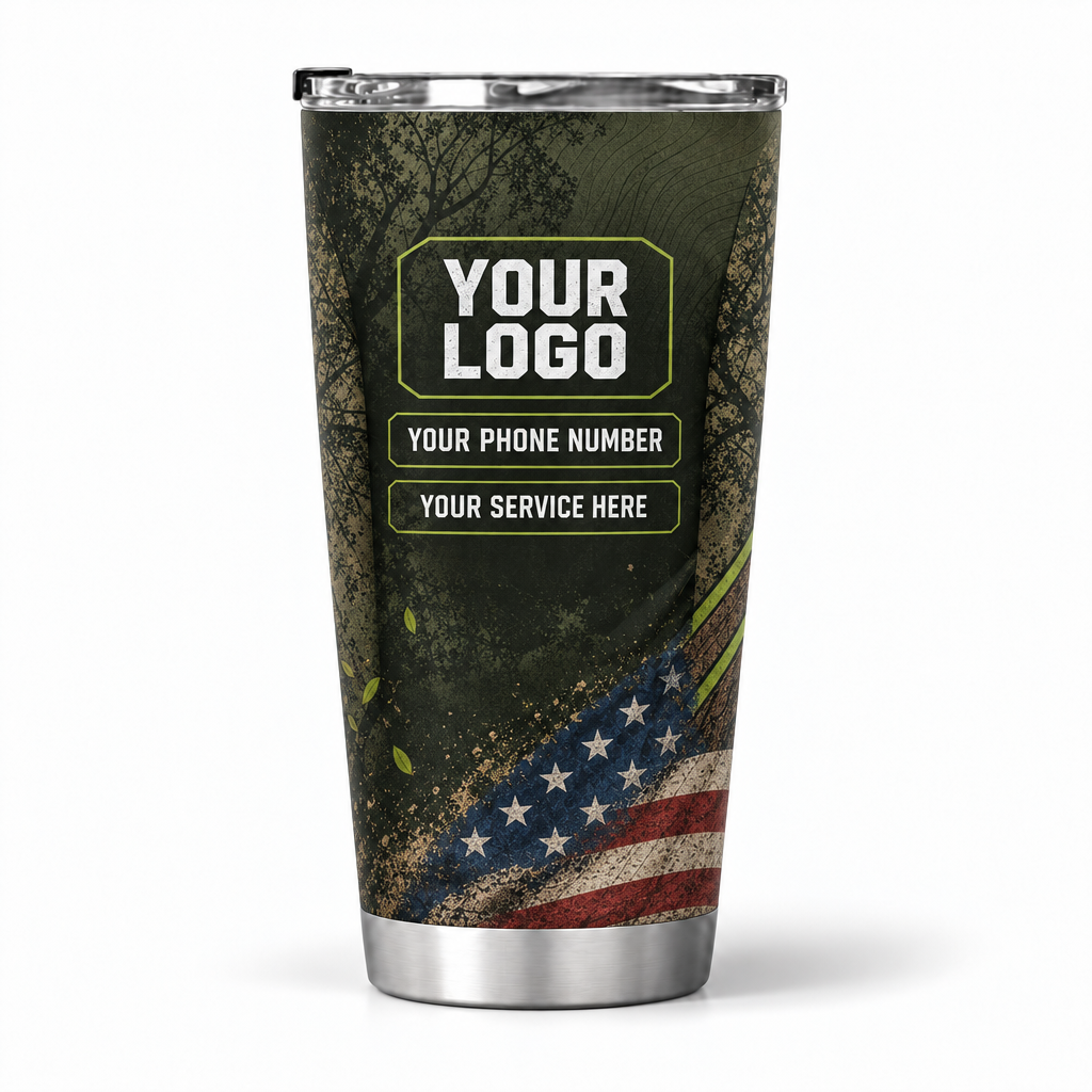 LCN030 personalized tumbler 20oz back product mockup