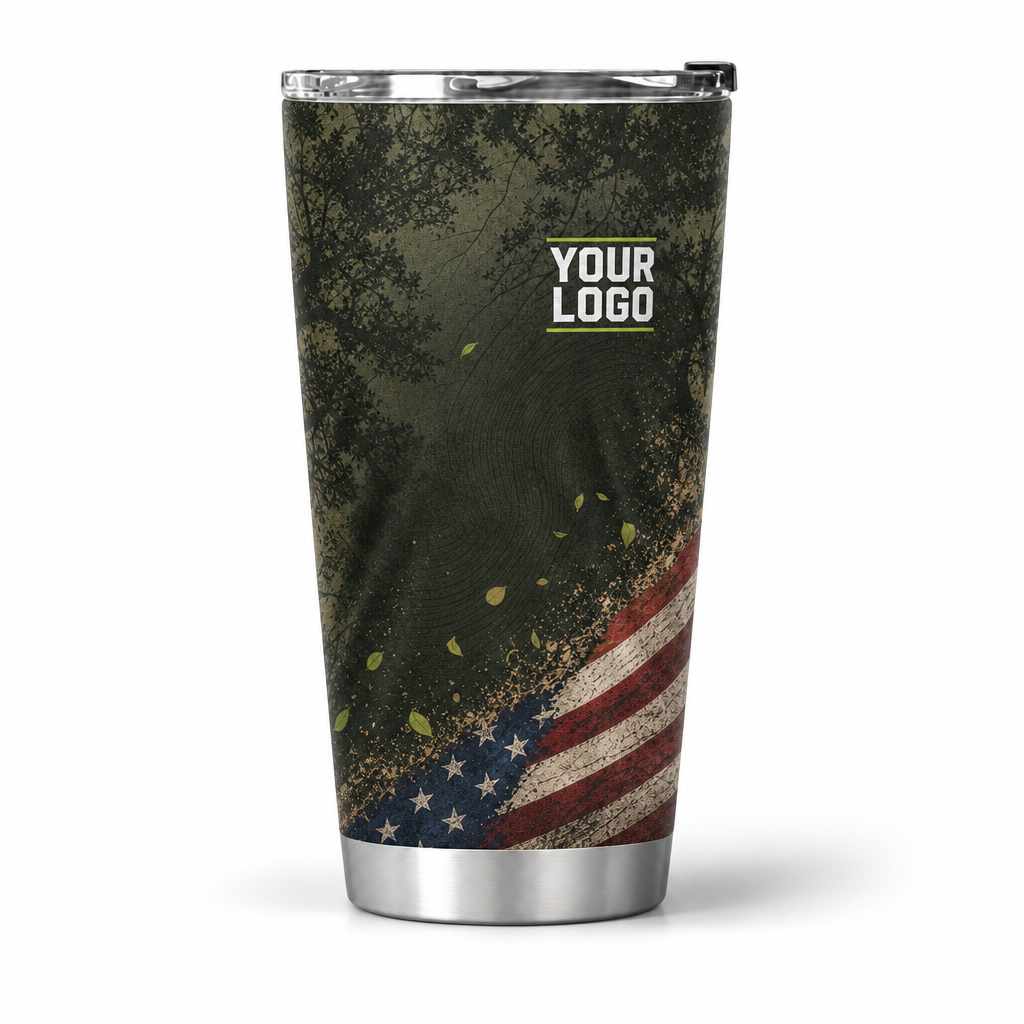 LCN030 personalized tumbler 20oz front product mockup