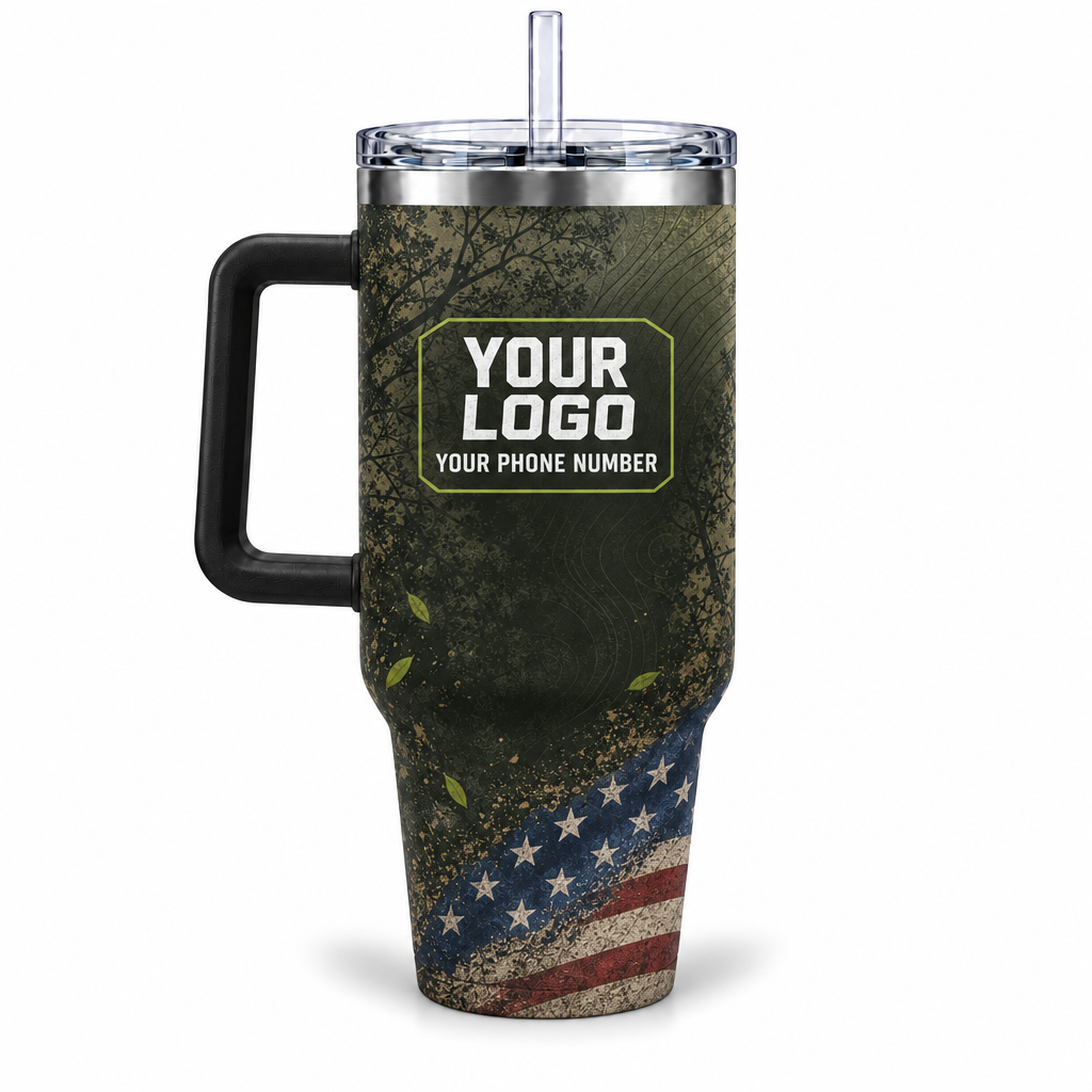 LCN030 personalized tumbler 40oz back product mockup