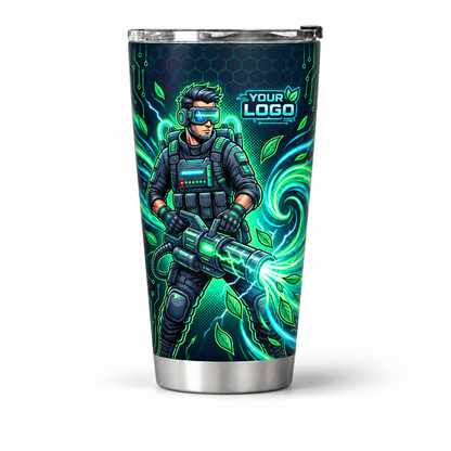 LCNE0001 personalized tumbler 20oz front product mockup