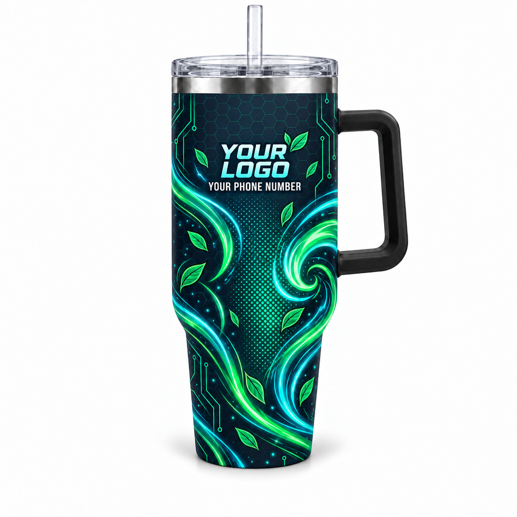 LCNE0001 personalized tumbler 40oz front product mockup