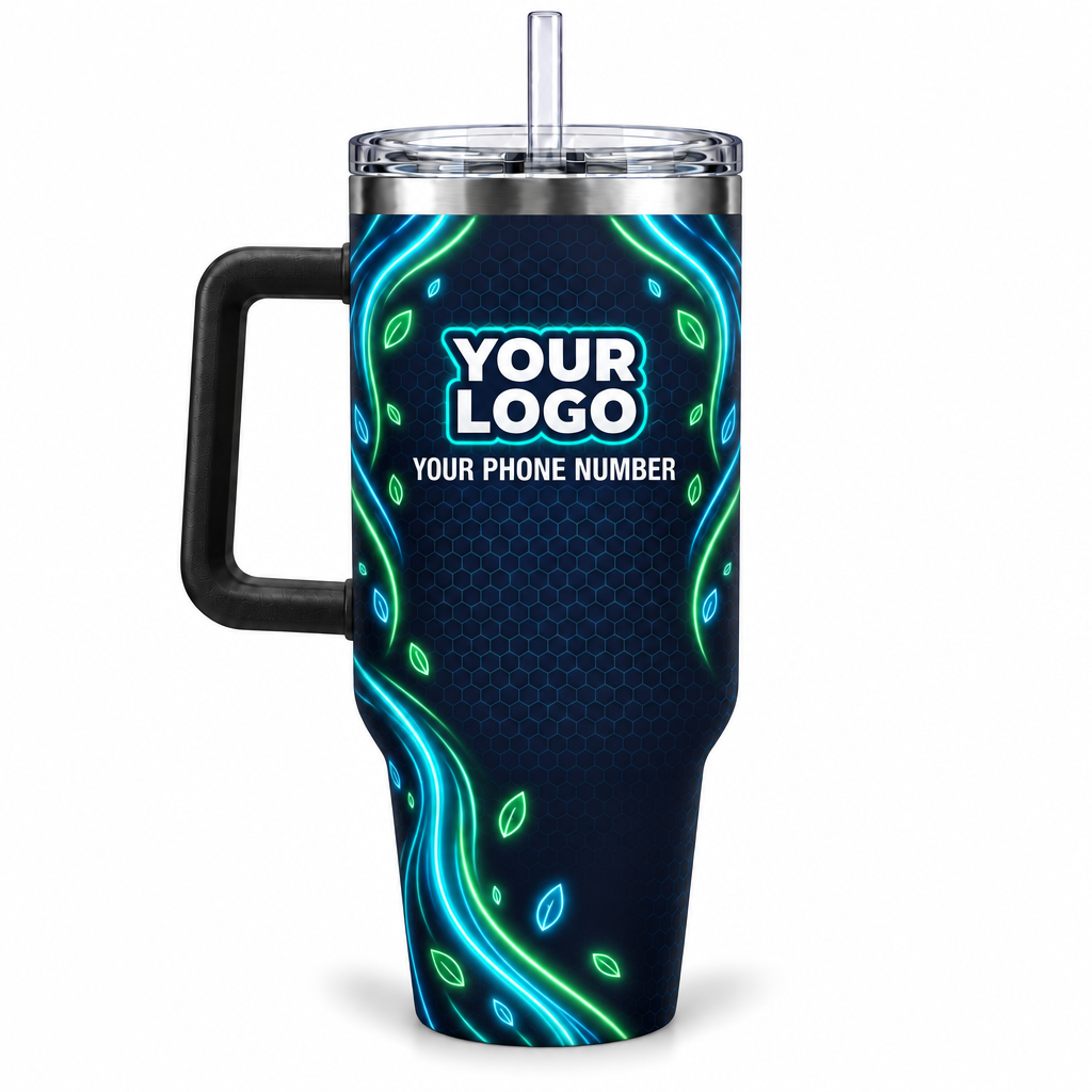 LCNE0002 personalized tumbler 40oz back product mockup