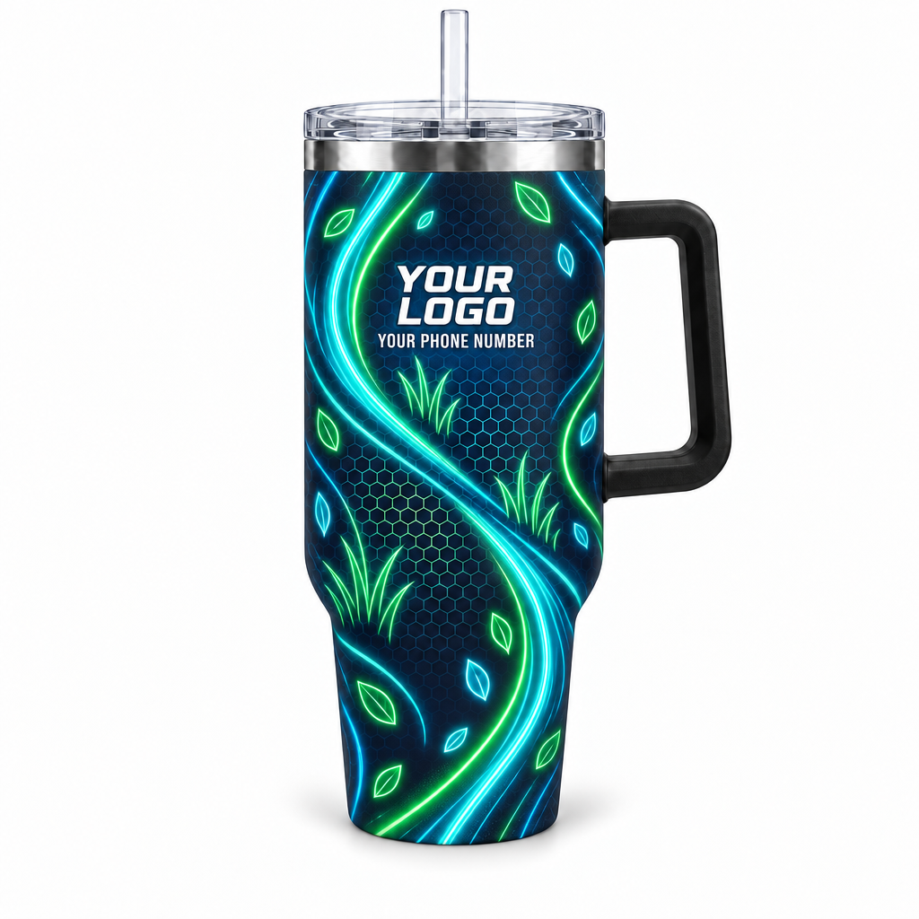LCNE0002 personalized tumbler 40oz front product mockup