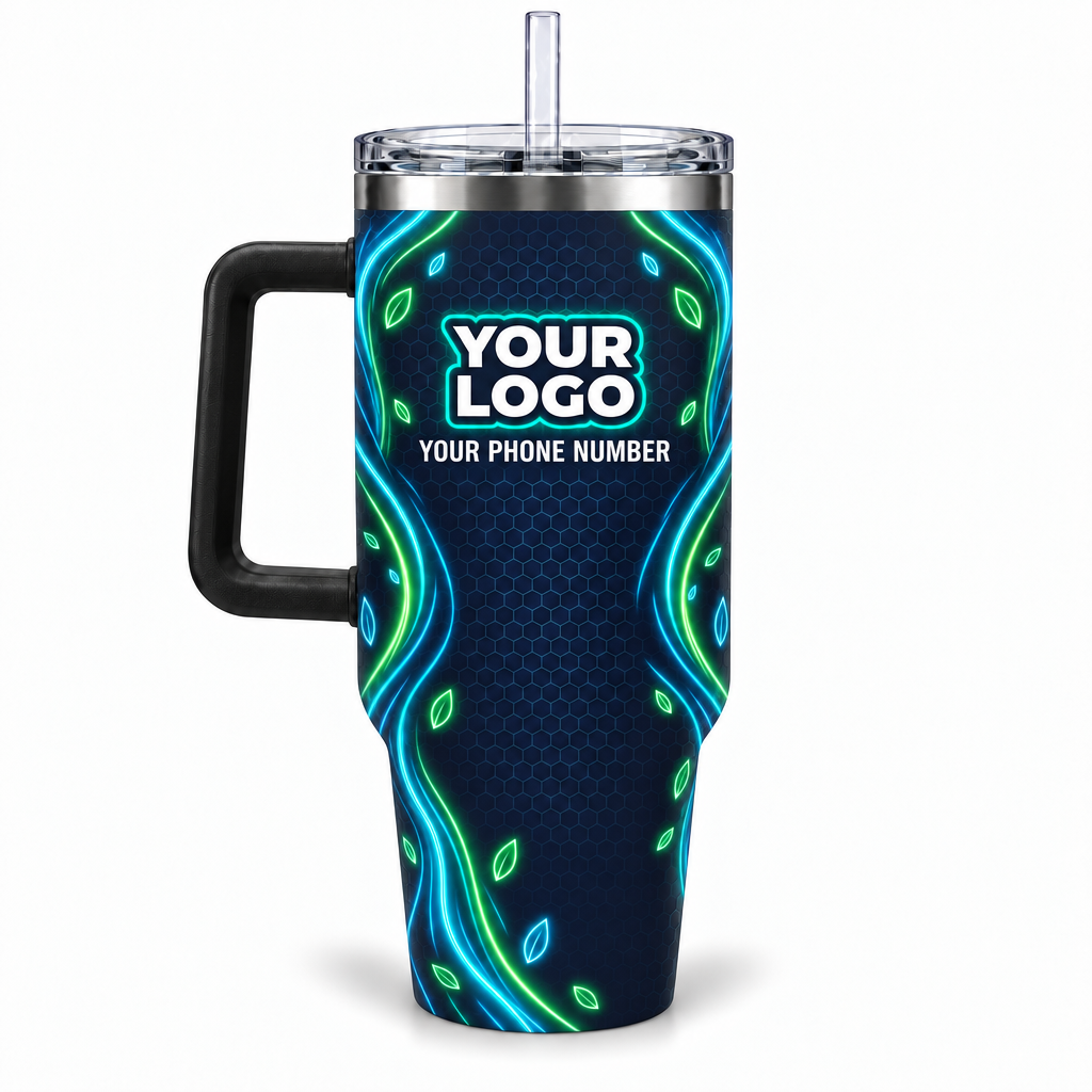 LCNE0003 personalized tumbler 40oz back product mockup
