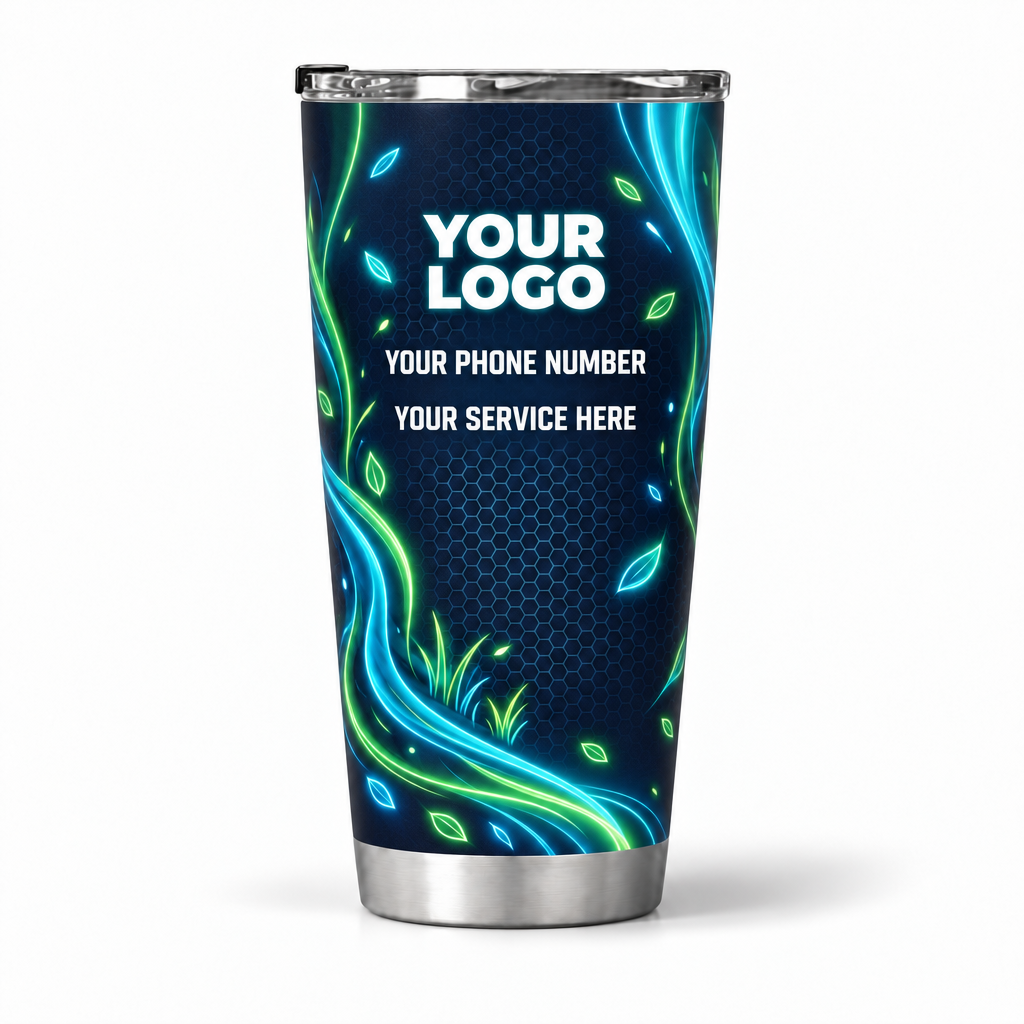 LCNE0004 personalized tumbler 20oz back product mockup