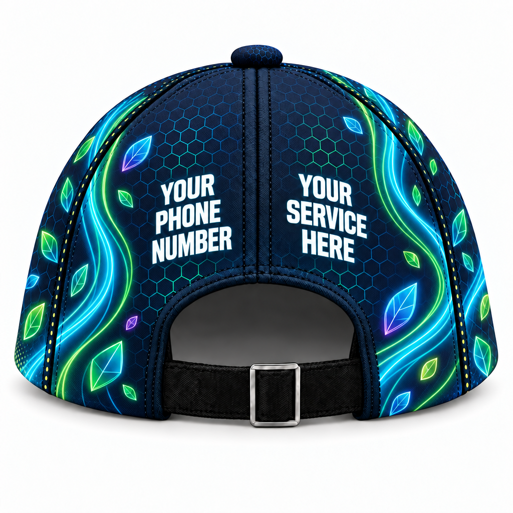 LCNE0006 personalized cap back product mockup