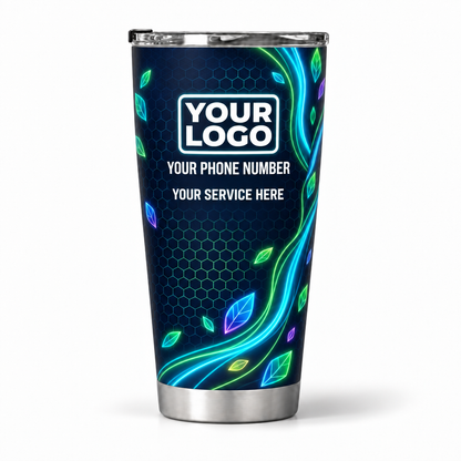 LCNE0006 personalized tumbler 20oz back product mockup