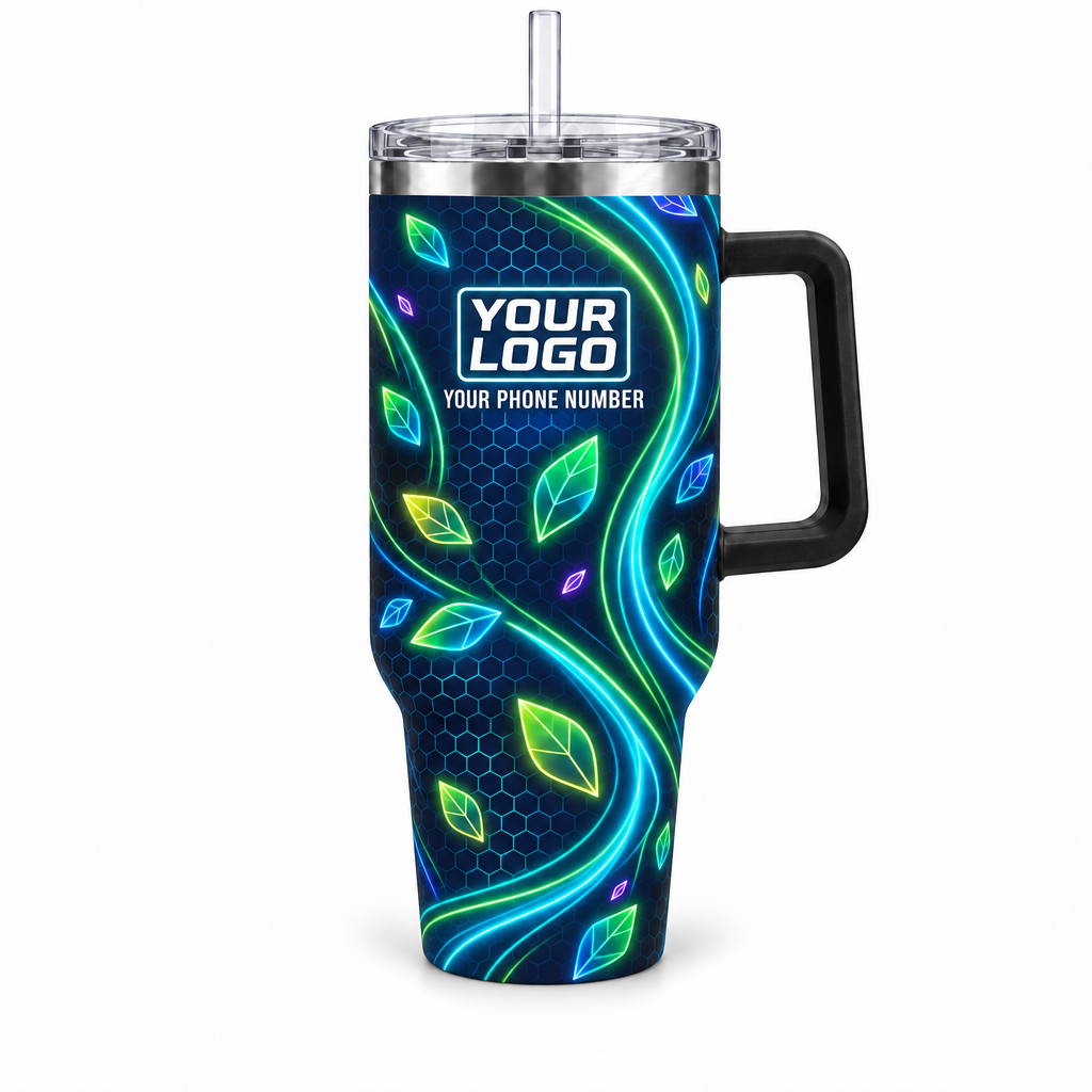 LCNE0006 personalized tumbler 40oz front product mockup