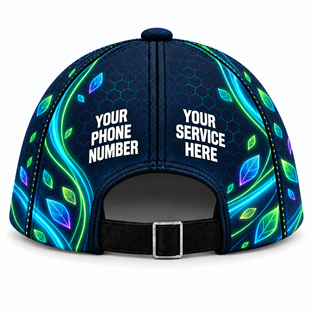 LCNE0007 personalized cap back product mockup