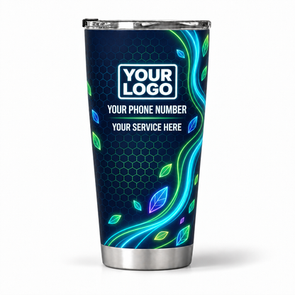 LCNE0007 personalized tumbler 20oz back product mockup