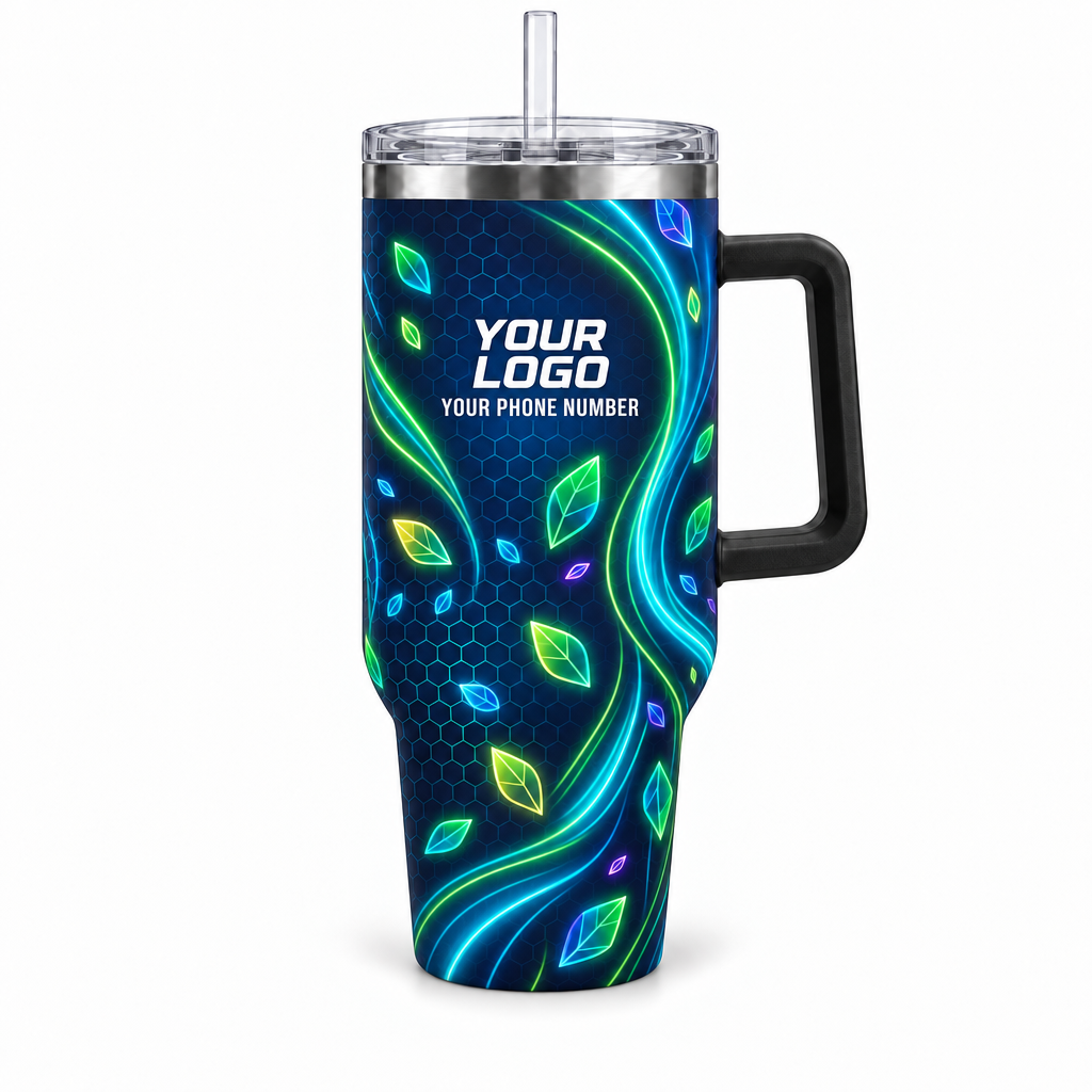 LCNE0007 personalized tumbler 40oz front product mockup