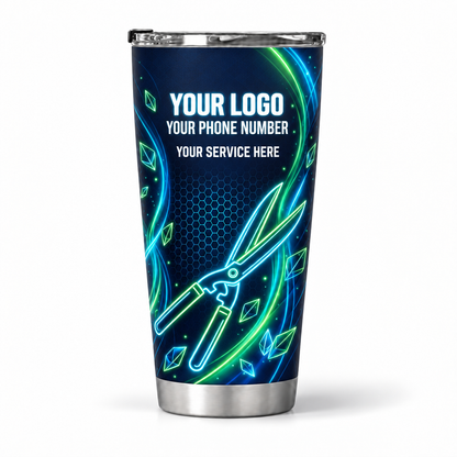 LCNE0008 personalized tumbler 20oz back product mockup