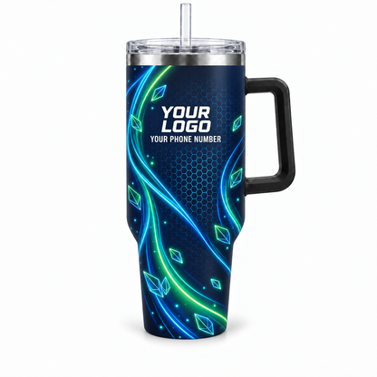 LCNE0008 personalized tumbler 40oz front product mockup