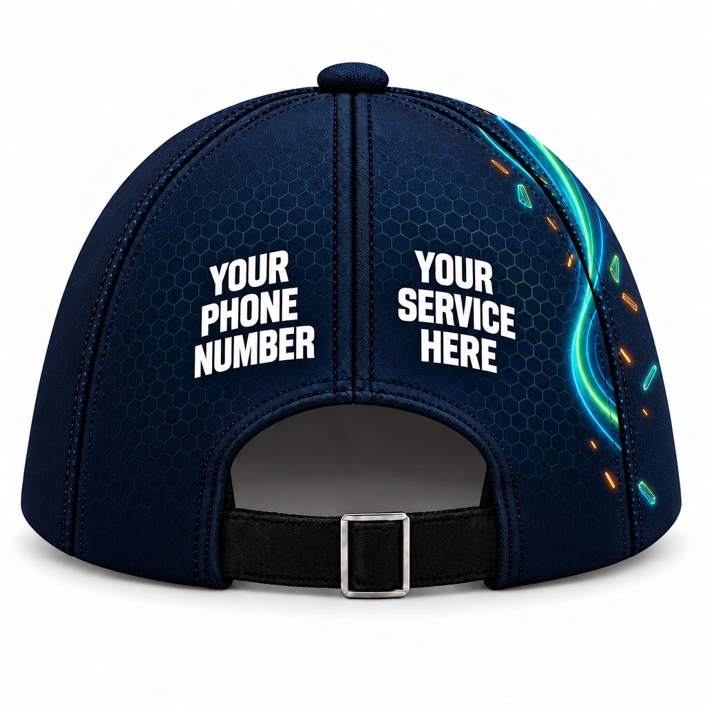 LCNE0009 personalized cap back product mockup