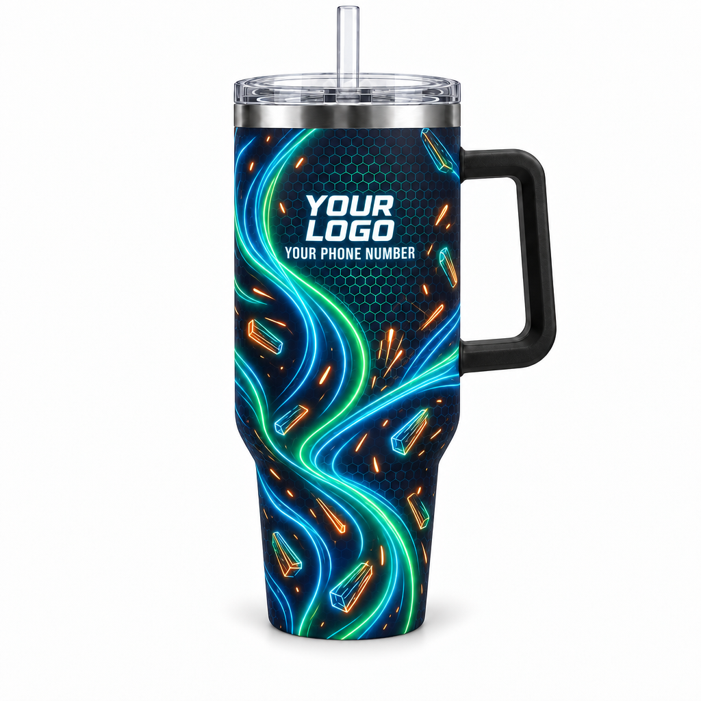 LCNE0009 personalized tumbler 40oz front product mockup