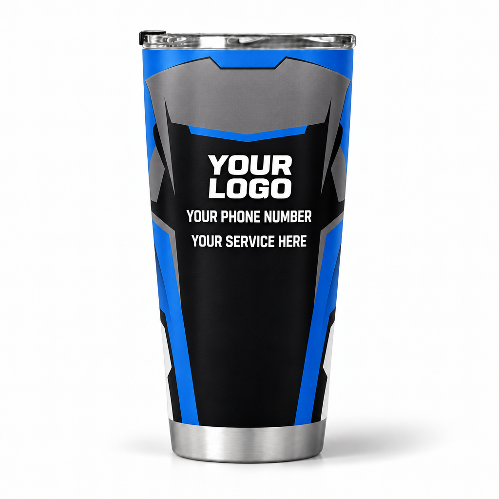 MEMC01B personalized tumbler 20oz back product mockup