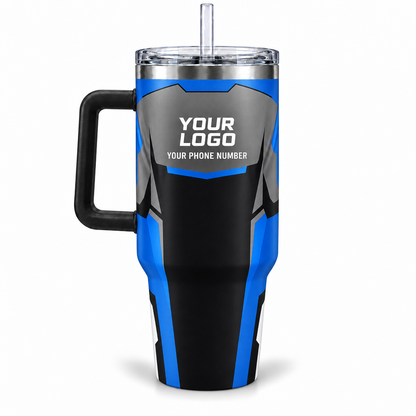 MEMC01B personalized tumbler 40oz back product mockup
